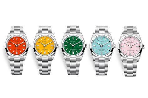 rolex pastel colors|rolex oyster perpetual colours.